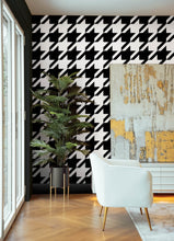 Load image into Gallery viewer, RuHoundstooth Peel & Stick Wallpaper