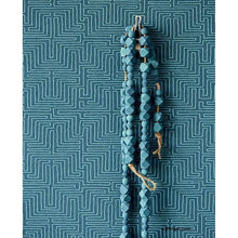 Load image into Gallery viewer, Geometric Teal Kairo Wallpaper