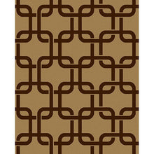 Load image into Gallery viewer, Waldorf Charcoal Flocked Links Wallpaper