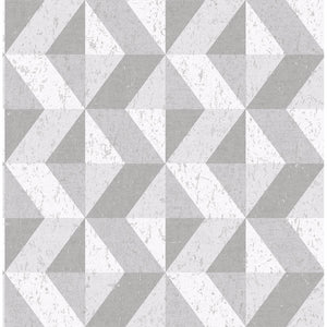 Cerium Concrete Geometric Wallpaper
