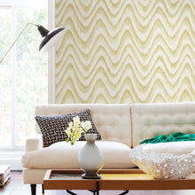 Load image into Gallery viewer, Bargello Faux Grasscloth Wave Wallpaper
