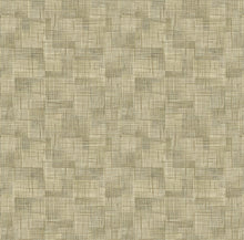 Load image into Gallery viewer, Give your space more dimension with this compelling woven wallpaper. Fine mesh grids in shades of beige, wheat, green and ...