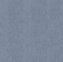 Load image into Gallery viewer, Bring coastal sophistication to your home with this charming faux linen wallpaper! The blend of rich blues are accented wi...
