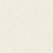 Load image into Gallery viewer, Enjoy white walls with subtle sophistication thanks to this faux linen wallpaper! The cream backdrop is delicately brushed...
