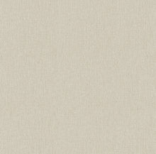 Load image into Gallery viewer, Infuse your neutral interiors with sandy warmth using this faux linen wallpaper. The soft, beachy beige and browns are giv...