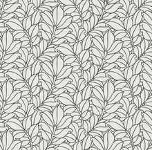 Load image into Gallery viewer, Bring simple and whimsical elegance to your walls with this botanical design. Branches of plump, curling leaves are outlin...