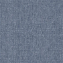 Load image into Gallery viewer, This basketweave wallpaper is both breezy and elegant. Thin strips of light and denim blue are laced together to create a ...