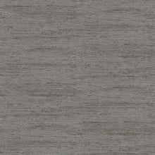 Load image into Gallery viewer, Add elegance to your walls with the textural look of faux fabric wallpaper. Charcoal grey brushed with brown is accented w...