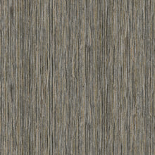 Load image into Gallery viewer, This faux grasscloth design is the perfect balance of bold and sophisticated! The vertical strips are a medley of charcoal...