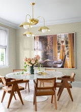 Load image into Gallery viewer, Voltaire Beaded Geometric Wallpaper