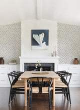 Load image into Gallery viewer, Voltaire Beaded Geometric Wallpaper