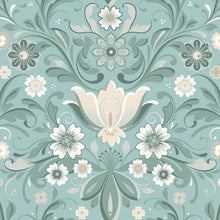 Load image into Gallery viewer, Ostanskar Retro Floral Wallpaper