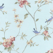 Load image into Gallery viewer, wallpaper, wallpapers, birds, leaves, branches, floral, flowers
