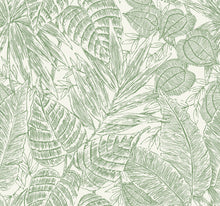 Load image into Gallery viewer, Brentwood Palm Leaves Wallpaper