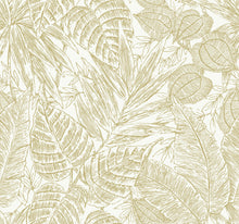 Load image into Gallery viewer, Brentwood Palm Leaves Wallpaper