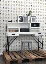 Load image into Gallery viewer, Callum Robots Wallpaper