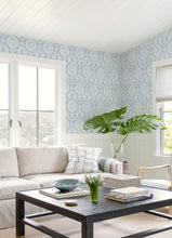 Load image into Gallery viewer, Helm Damask Floral Medallion Wallpaper