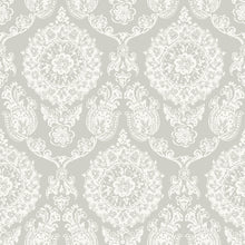 Load image into Gallery viewer, Helm Damask Floral Medallion Wallpaper