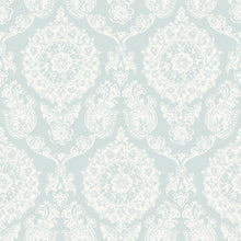 Load image into Gallery viewer, Helm Damask Floral Medallion Wallpaper