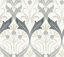 Load image into Gallery viewer, Pine Cone Ribbon Wallpaper