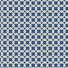 Load image into Gallery viewer, aqua cobalt diamonds trellis lattice