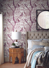 Load image into Gallery viewer, Peacock Block Print Wallpaper