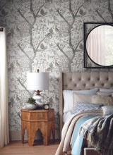 Load image into Gallery viewer, Peacock Block Print Wallpaper