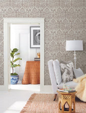 Load image into Gallery viewer, Laurel Damask Wallpaper