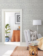 Load image into Gallery viewer, Laurel Damask Wallpaper