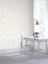 Load image into Gallery viewer, Egret Damask Wallpaper