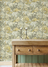 Load image into Gallery viewer, Grey le Forestier Peel & Stick Wallpaper