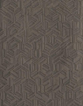Load image into Gallery viewer, Wallpaper, Candice Olson, Moonstruck, Browns, Geometrics, Fabric-Backed Vinyl, Unpasted