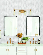 Load image into Gallery viewer, Painted Herringbone Wallpaper