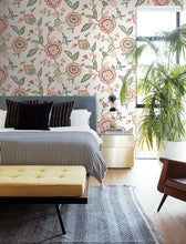 Load image into Gallery viewer, Dahlia Blooms Wallpaper