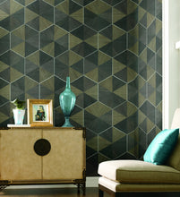 Load image into Gallery viewer, Hexagram Wood Veneer Wallpaper