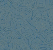 Load image into Gallery viewer, metallic, gold, silver, glint, scenic, chinoiserie, gold leaf, leopards, birds, acanthus, damask, leaf, leaves, classic, s...