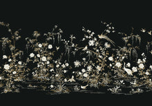 Load image into Gallery viewer, metallic, gold, silver, glint, scenic, chinoiserie, gold leaf, leopards, birds, acanthus, damask, leaf, leaves, classic, s...