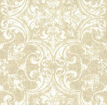 Load image into Gallery viewer, Damask cream silver