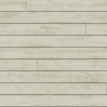 Load image into Gallery viewer, removable wallpaper country boards woodgrain tongue and groove grey