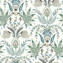 Load image into Gallery viewer, Seaside Jacobean Wallpaper