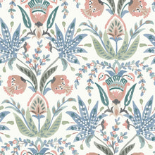 Load image into Gallery viewer, Seaside Jacobean Wallpaper