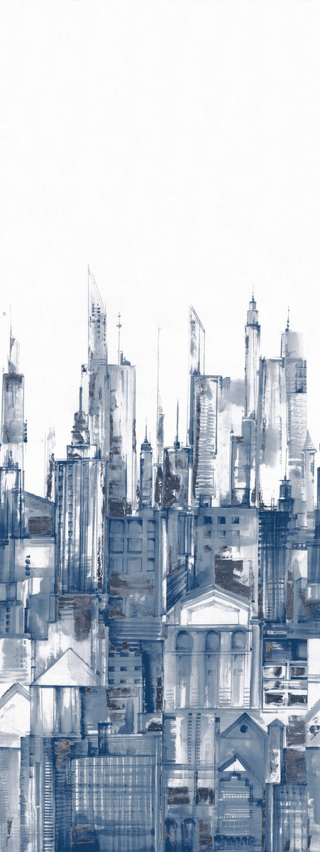 Cityscape Mural – Wallpaper Your World - Cityscape Textured Paper Wall Mural Design