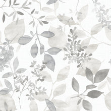 Load image into Gallery viewer, Grey Breezy Peel & Stick Wallpaper
