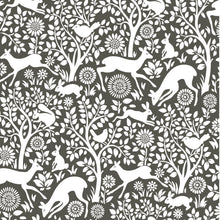 Load image into Gallery viewer, Charcoal Merriment Peel & Stick Wallpaper