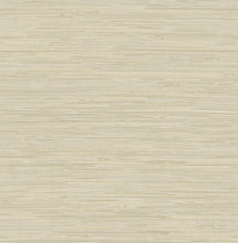 Load image into Gallery viewer, Tibetan Grasscloth Cream Peel & Stick Wallpaper