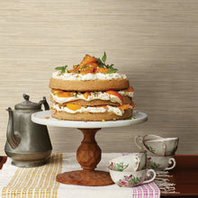 Load image into Gallery viewer, Tibetan Grasscloth Cream Peel & Stick Wallpaper