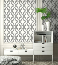 Load image into Gallery viewer, Black and White Tile Trellis