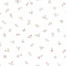 Load image into Gallery viewer, wallpaper, wallpapers, floral, flowers, stems, leaves, small print