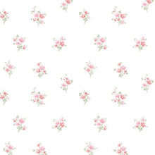 Load image into Gallery viewer, wallpaper, wallpapers, floral, flowers, stems, leaves, small print, bouquets