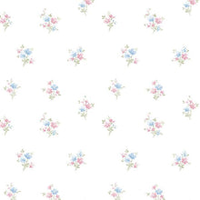 Load image into Gallery viewer, wallpaper, wallpapers, floral, flowers, stems, leaves, small print, bouquets